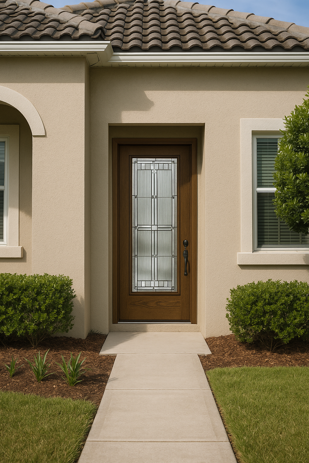 Impact Windows & Doors Tampa - Full Lite w/ Stile Lines - Saratoga