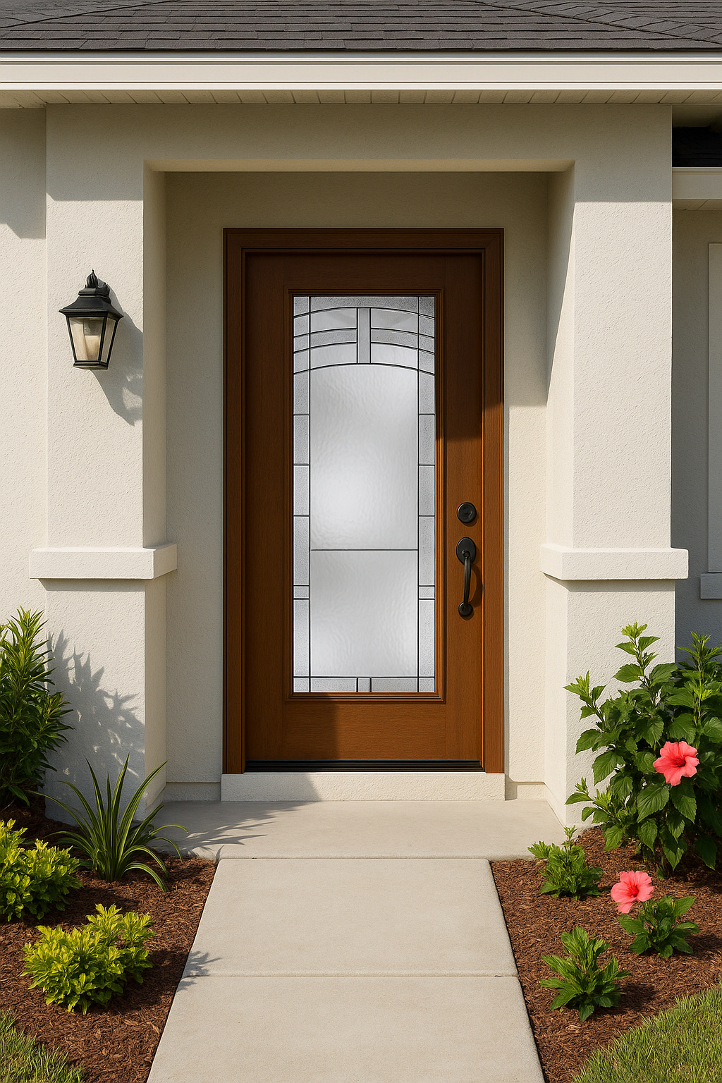 Impact Windows & Doors Tampa - Full Lite Flush - Maple Park