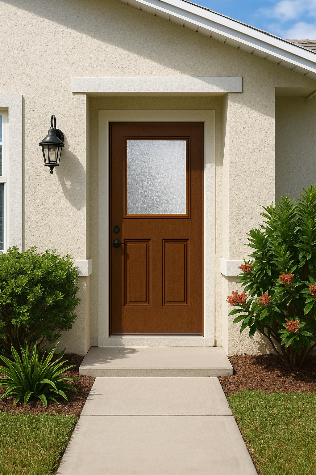 Impact Windows & Doors Tampa - Half Lite Flush - Granite