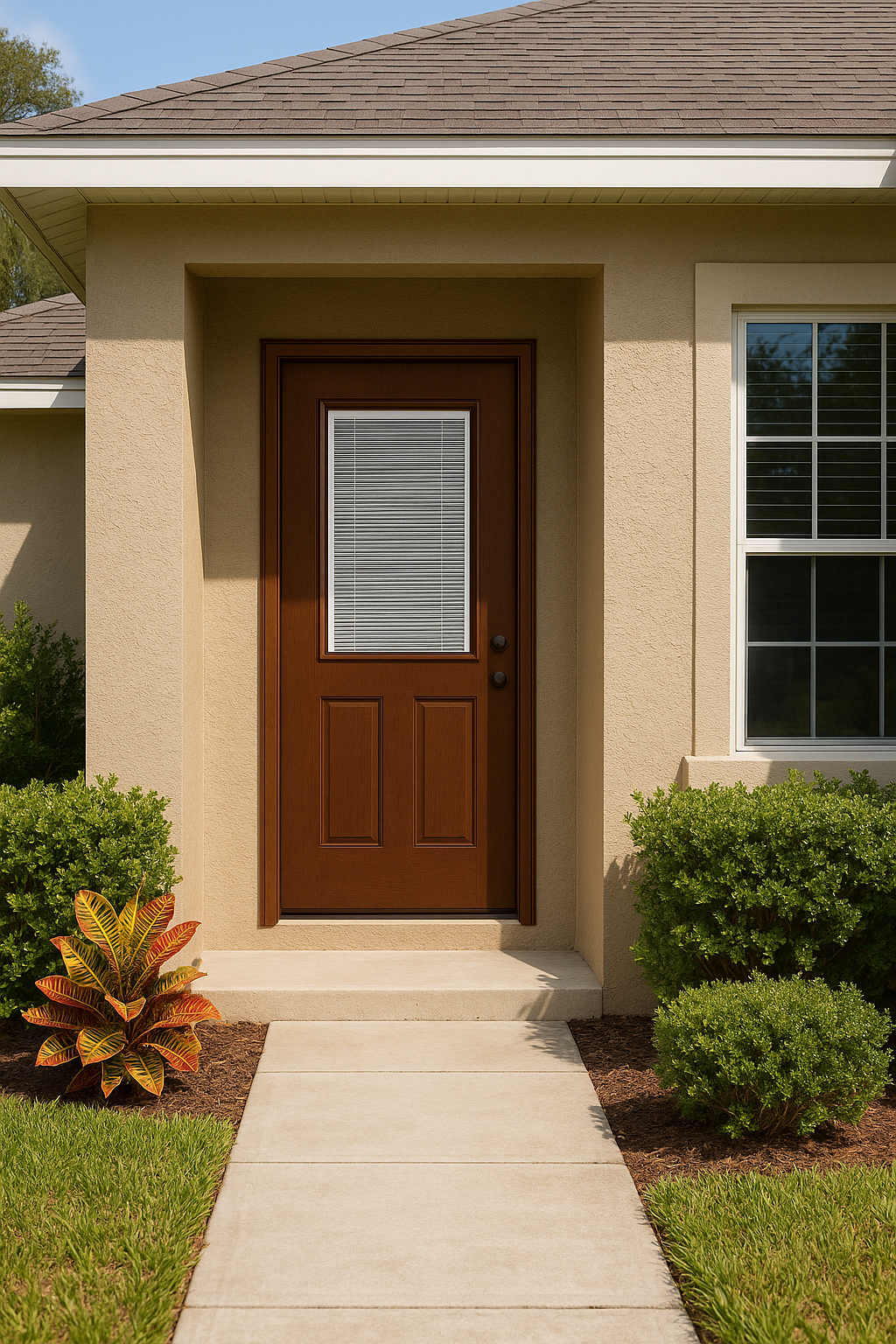 Impact Windows & Doors Tampa - Half Lite Flush