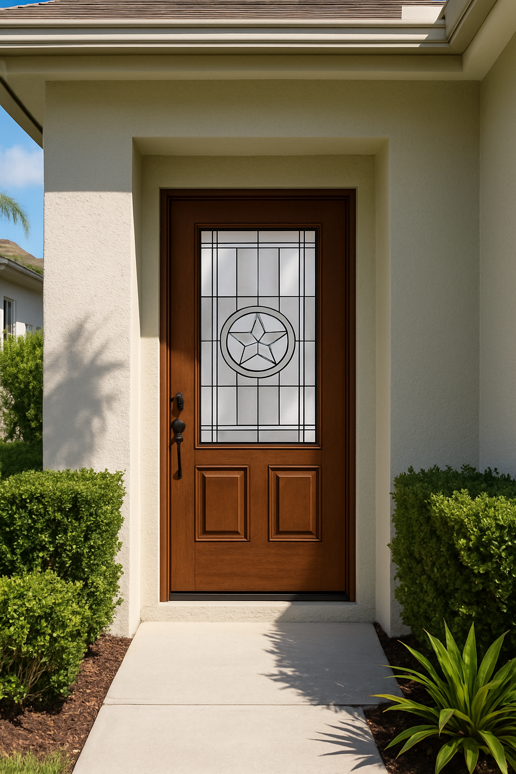 Impact Windows & Doors Tampa - 3/4 Lite 2 Panel - Texas Star