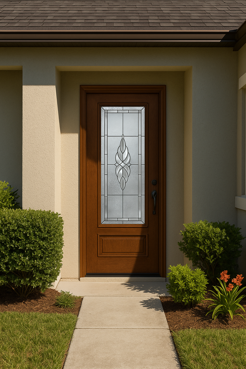Impact Windows & Doors Tampa - Full Lite w/ Stile Lines - Kensington