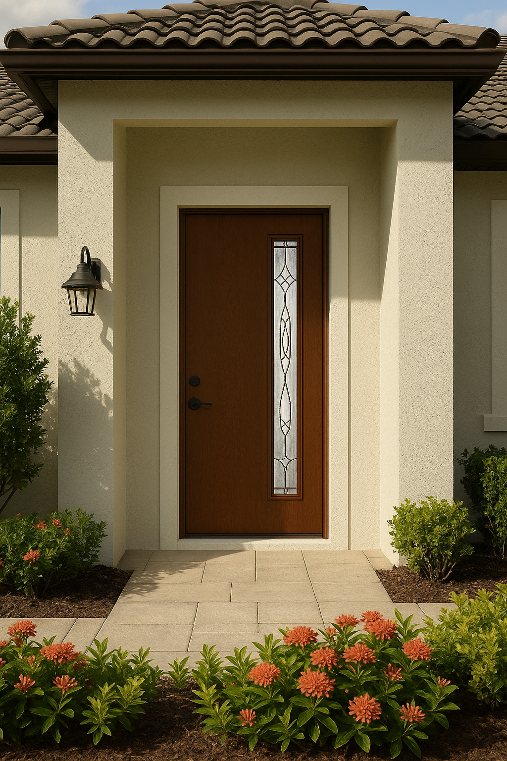 Impact Windows & Doors Tampa - Pulse Linea Offset Right - Blackstone
