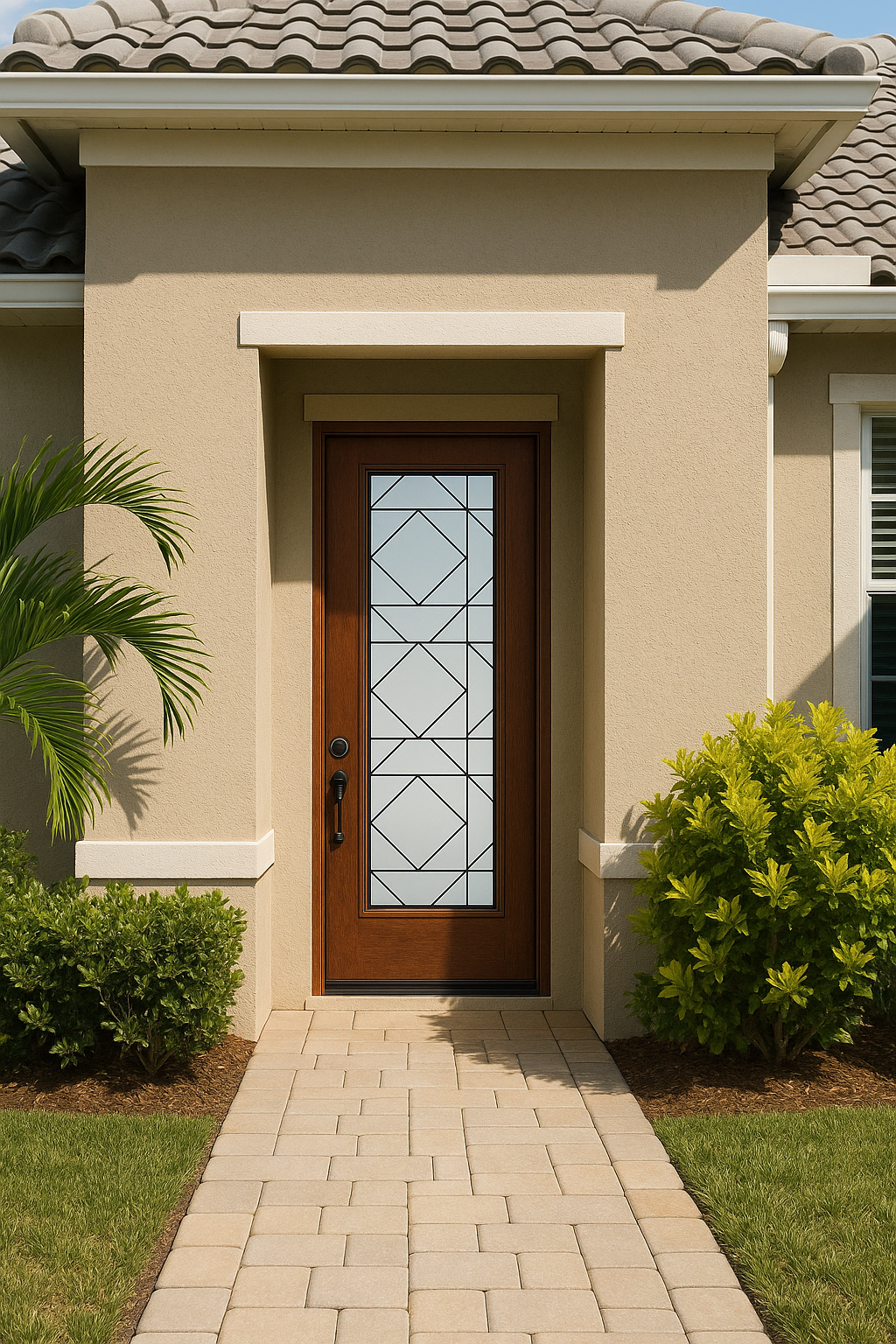 Impact Windows & Doors Tampa - Full Lite w/ Stile Lines - Echelon