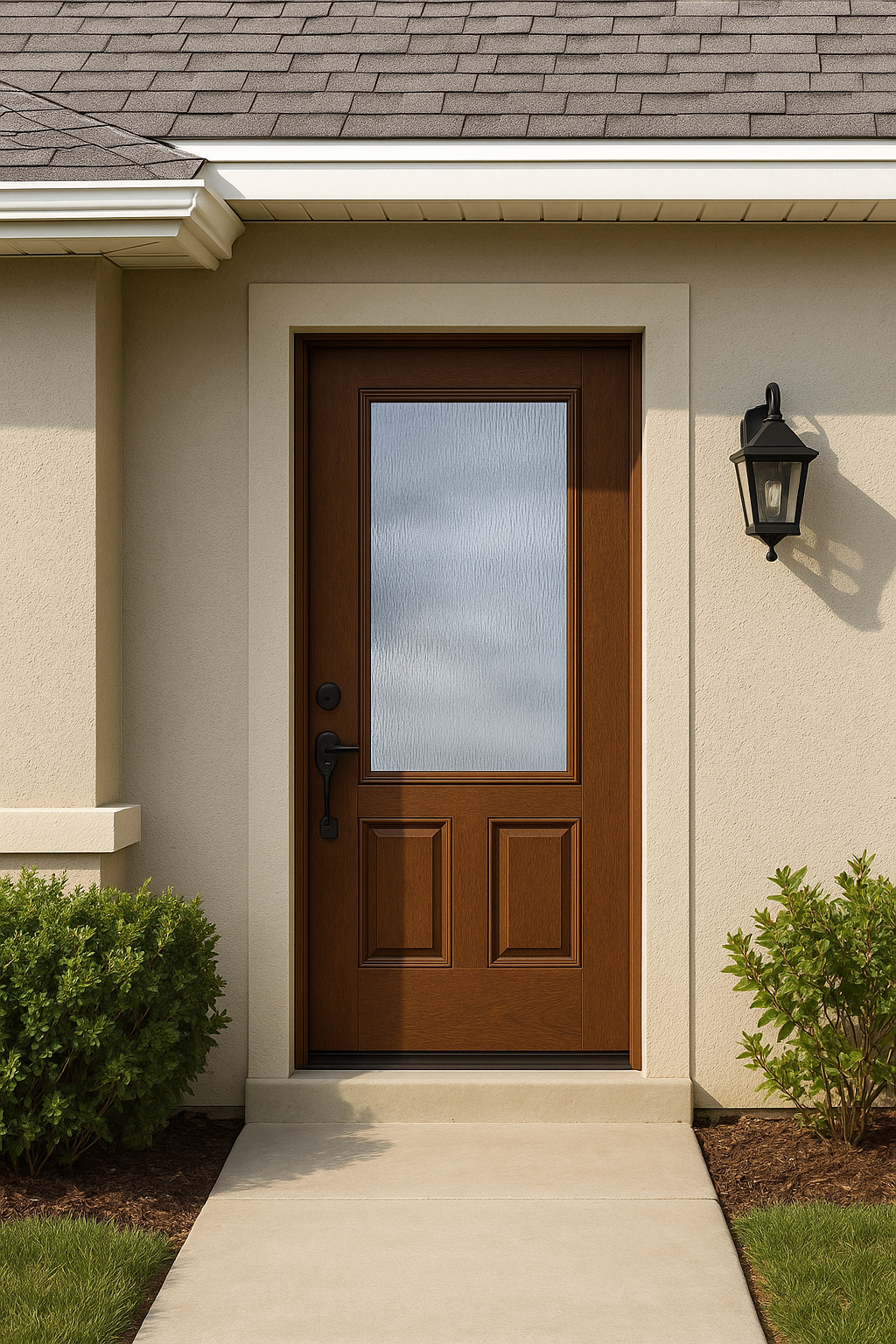 Impact Windows & Doors Tampa - 3/4 Lite 2 Panel - Rainglass