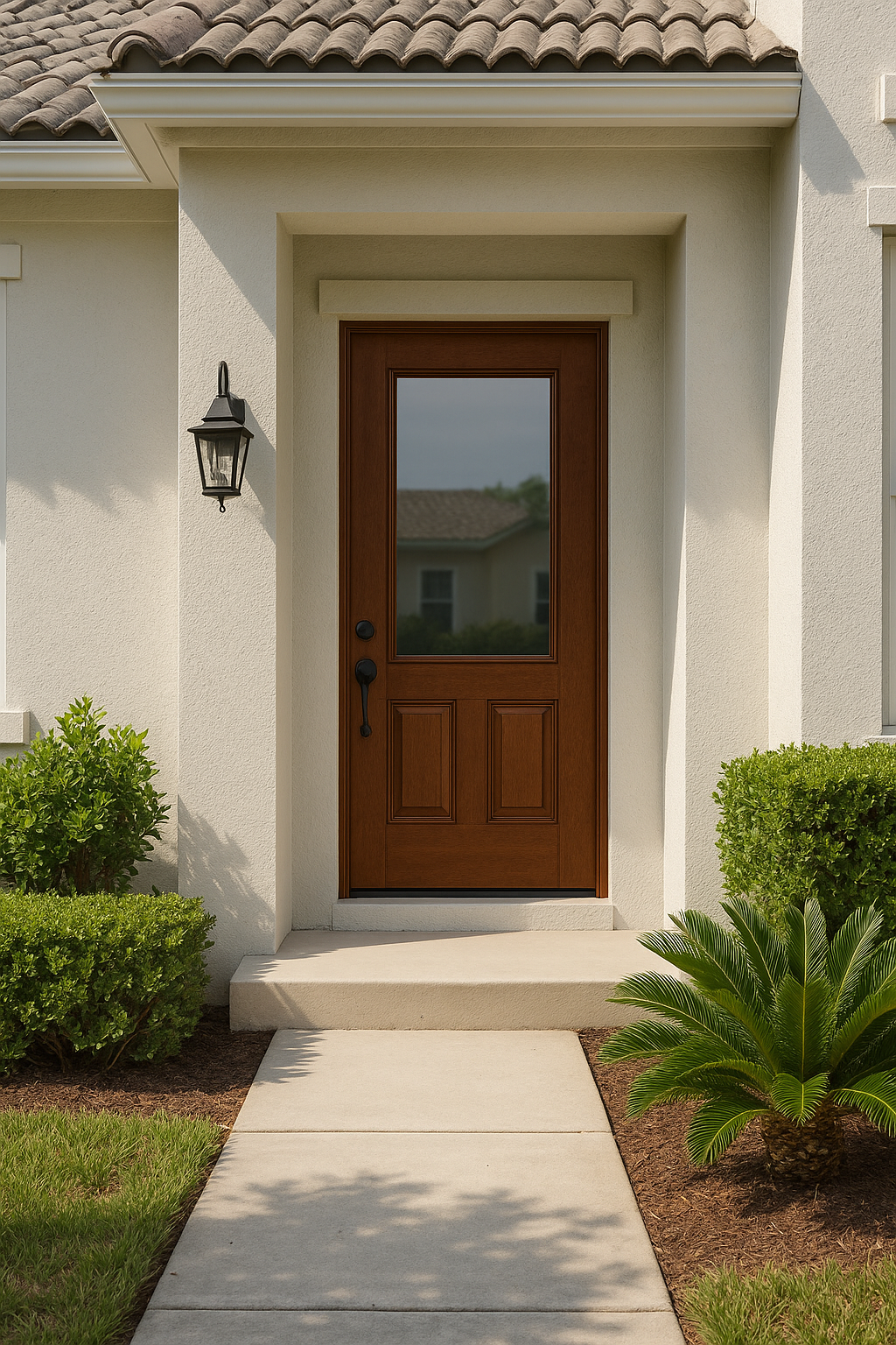 Impact Windows & Doors Tampa - 3/4 Lite 2 Panel - Clear 1 Lite No Grid