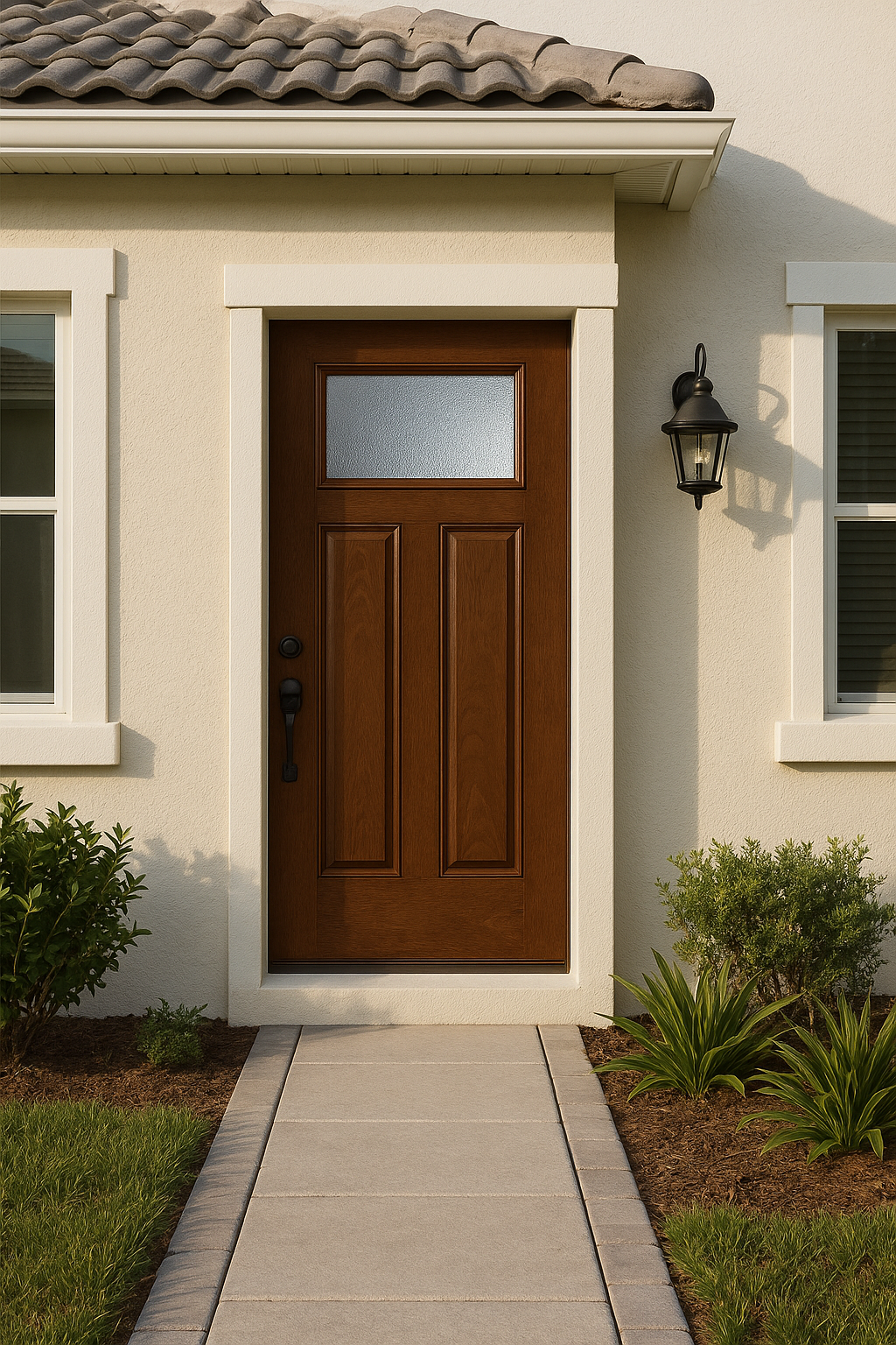Impact Windows & Doors Tampa - Craftsman Lite 2 Panel - Granite