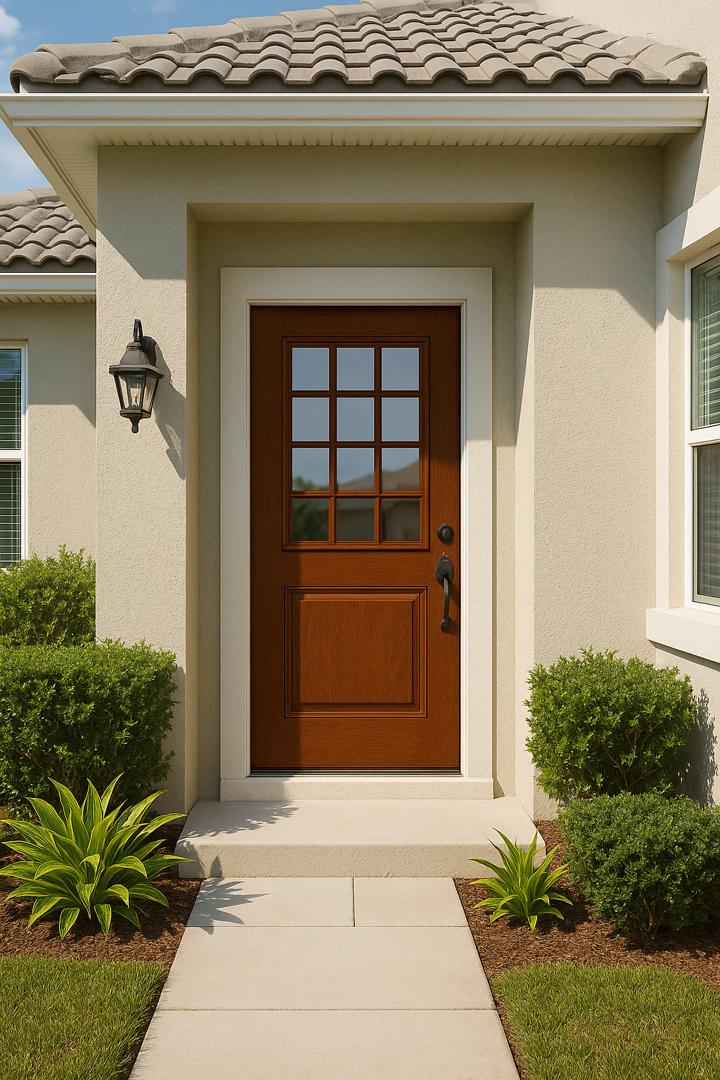 Impact Windows & Doors Tampa - Half Lite 1 Panel - Colonial
