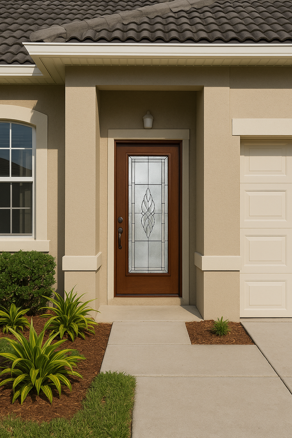 Impact Windows & Doors Tampa - Full Lite Flush - Kensington