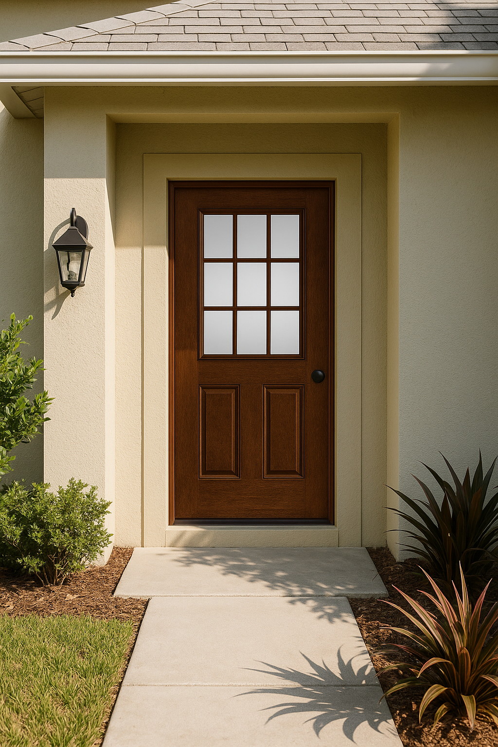 Impact Windows & Doors Tampa - Half Lite 2 Panel - Colonial