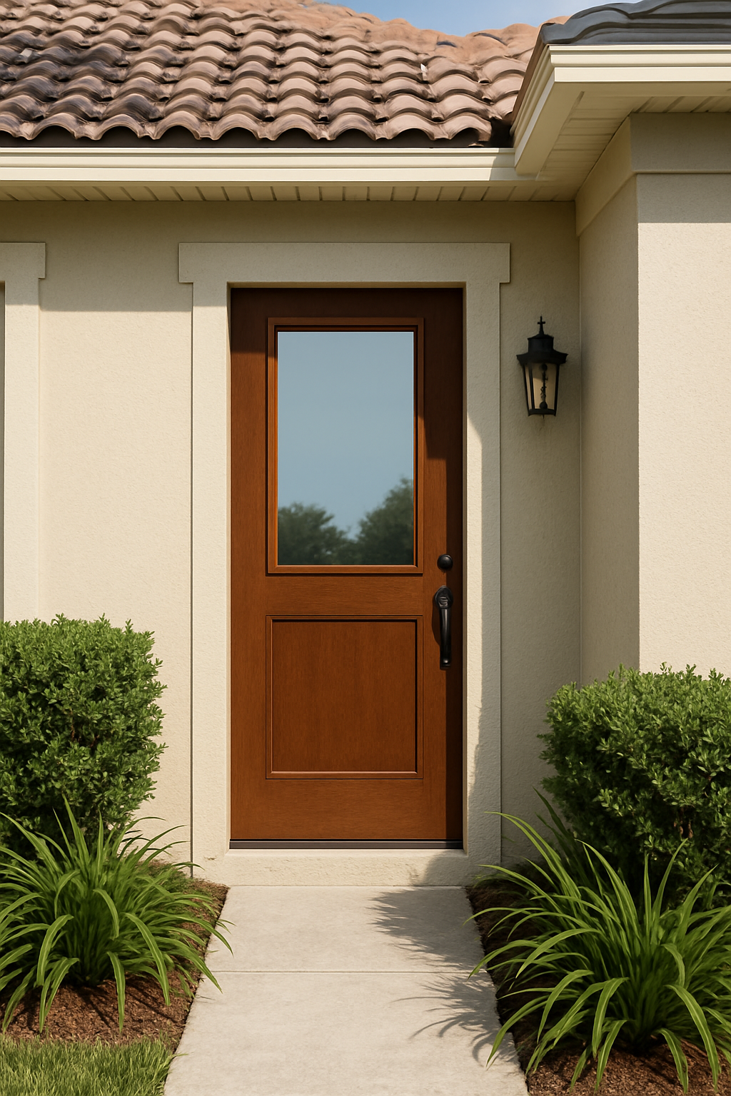 Impact Windows & Doors Tampa - Half Lite Flush - Clear 1 Lite No Grid