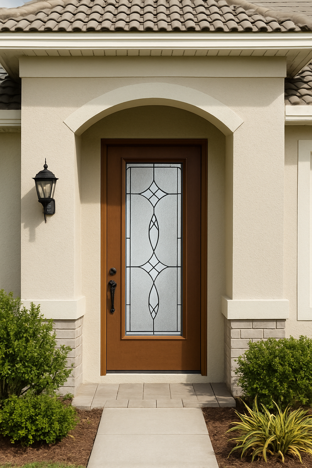 Impact Windows & Doors Tampa - 8' Full Lite Flush - Blackstone