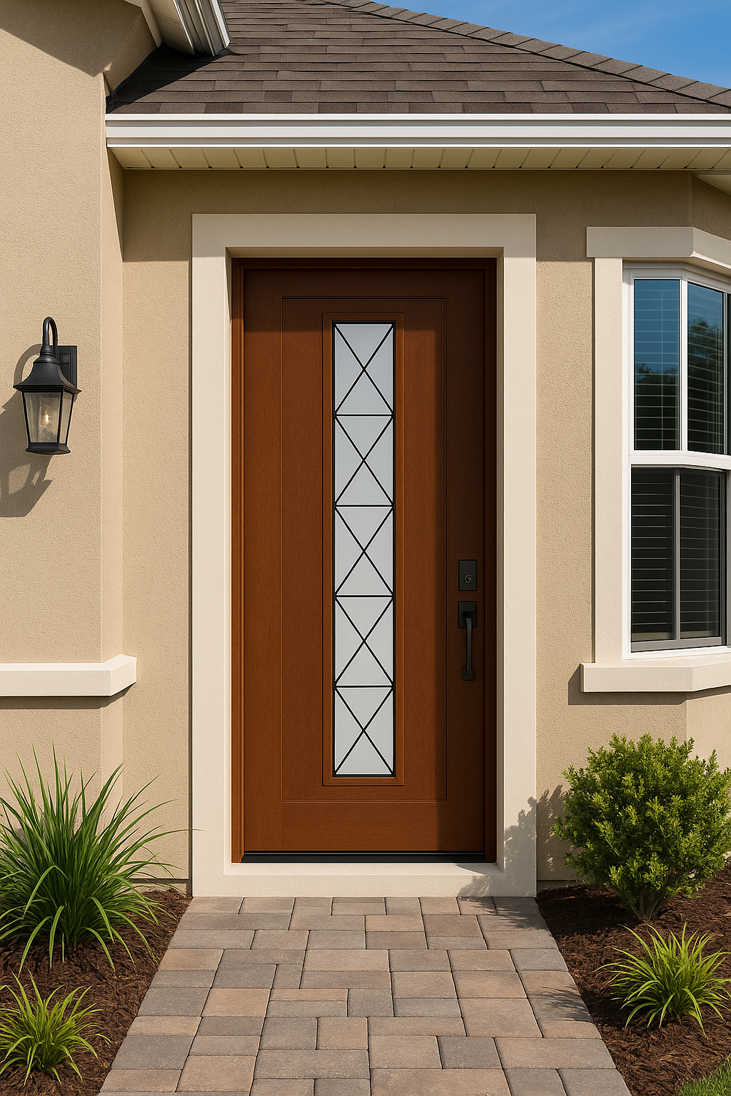 Impact Windows & Doors Tampa - Pulse 8' Linea Centered - Calix