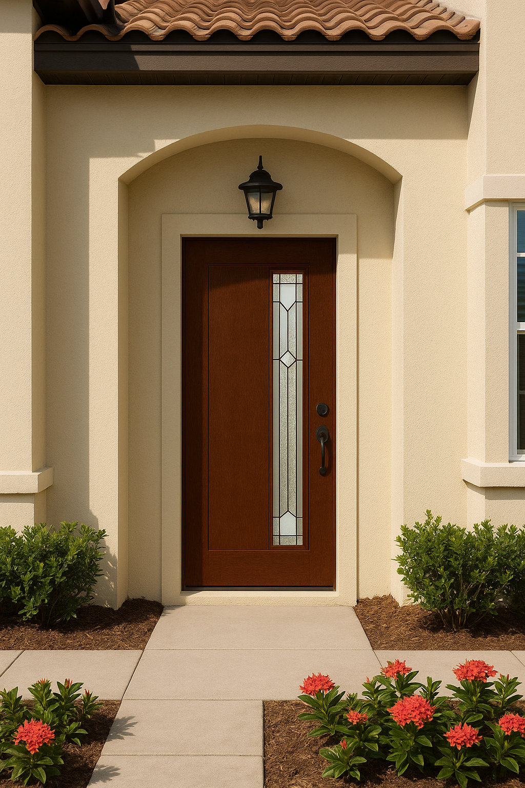 Impact Windows & Doors Tampa - Pulse 8' Linea Offset Right - Crystalline