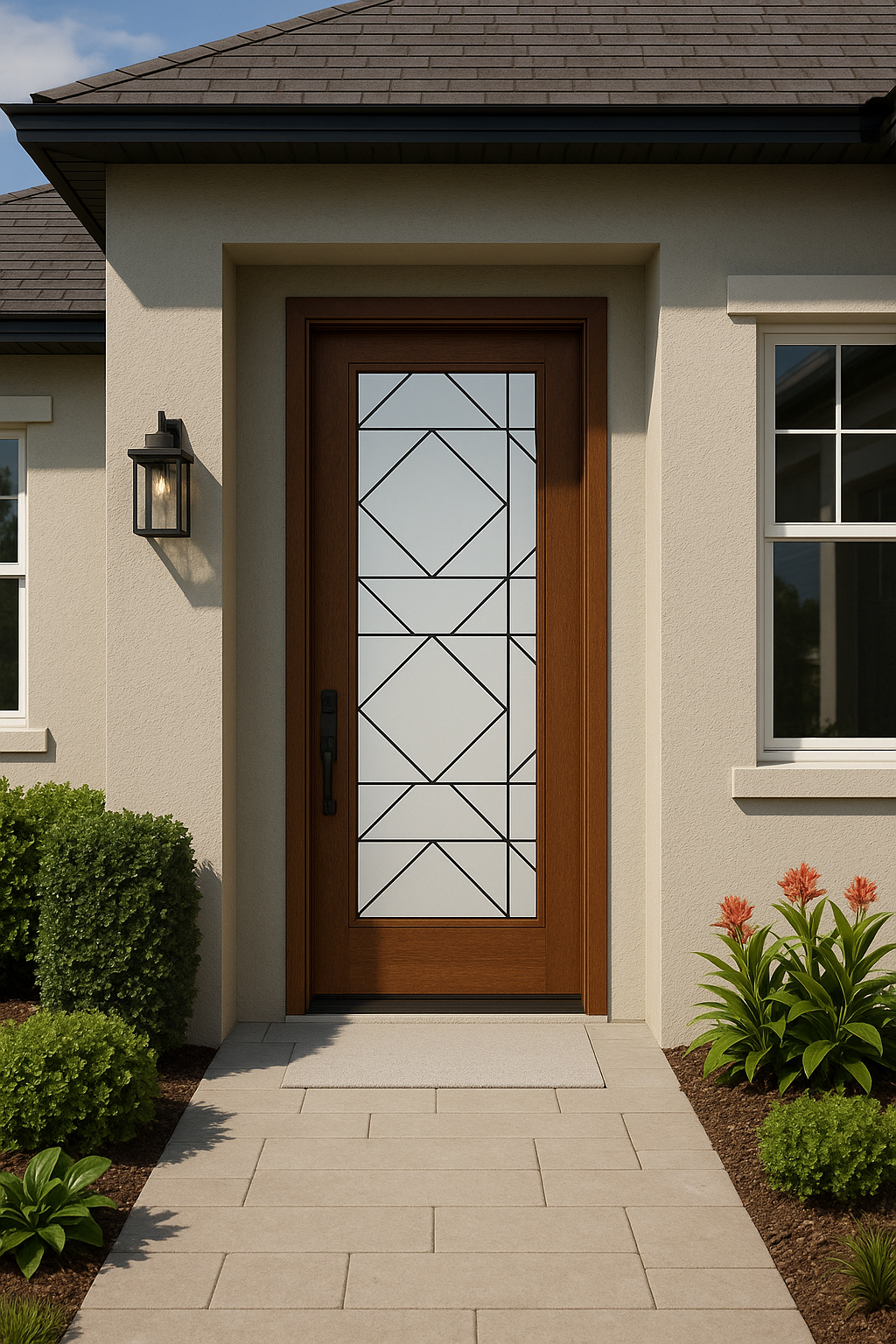 Impact Windows & Doors Tampa - 8' Full Lite W/ Stile Lines - Echelon