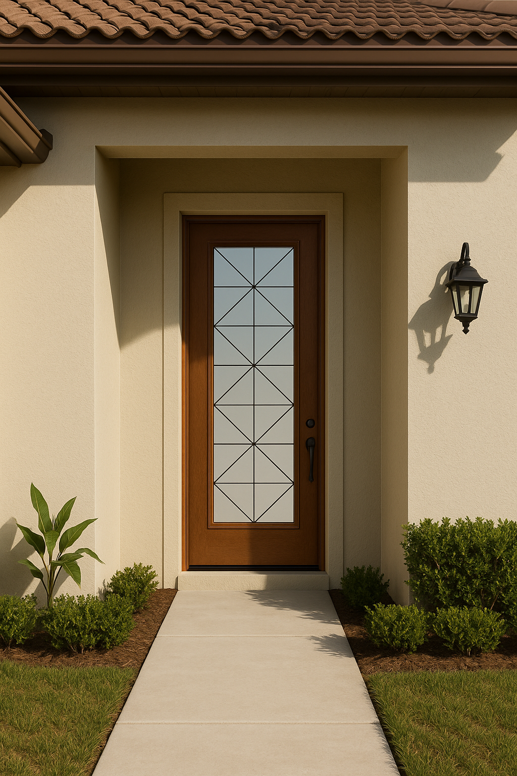 Impact Windows & Doors Tampa - 8' Full Lite Flush - Calix