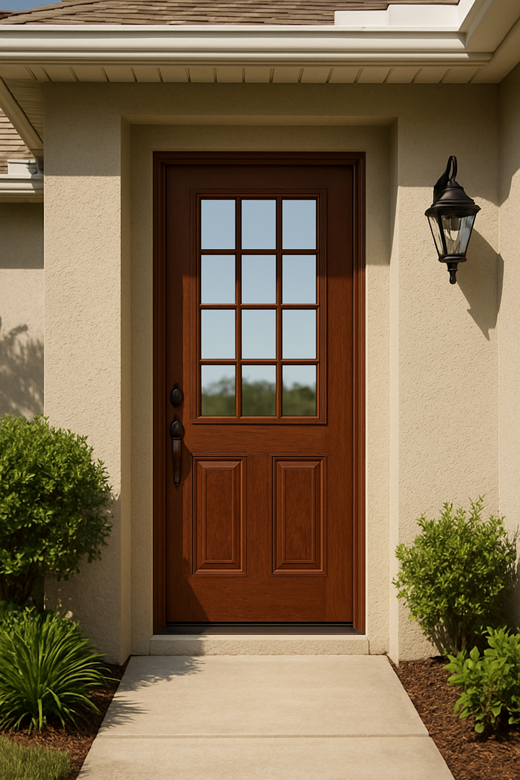 Impact Windows & Doors Tampa - 8' Half Lite 2 Panel - Colonial