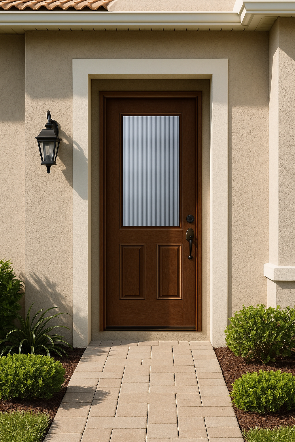 Impact Windows & Doors Tampa - 8' Half Lite 2 Panel - Reeded