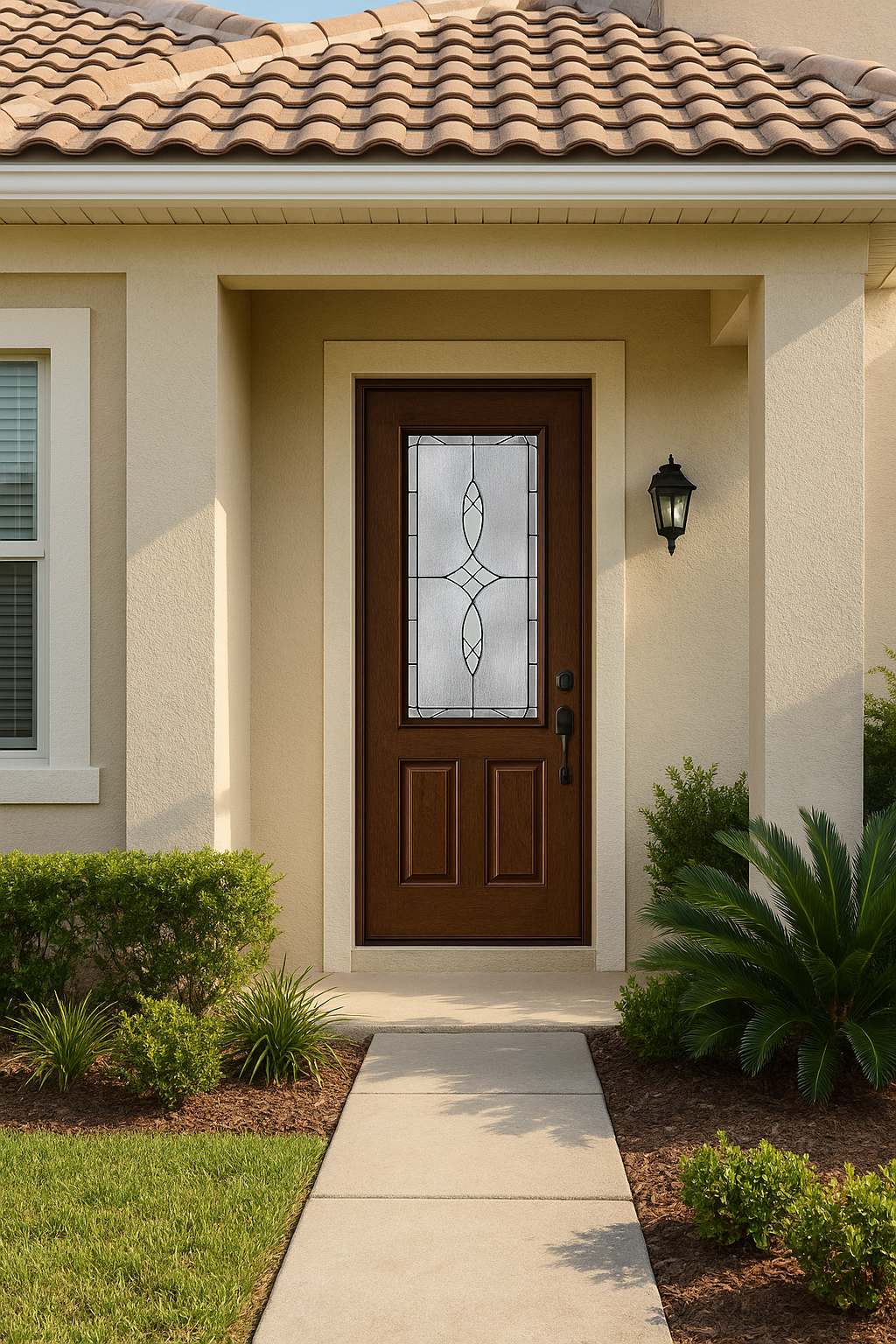 Impact Windows & Doors Tampa - 8' Half Lite 2 Panel - Blackstone