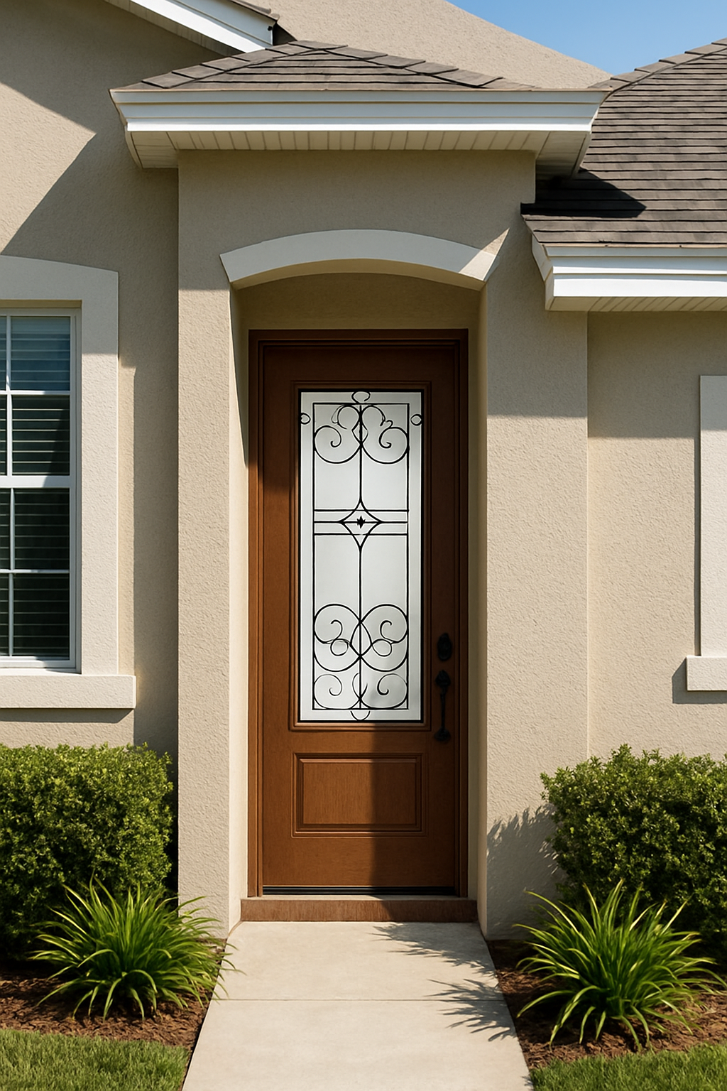 Impact Windows & Doors Tampa - 8' Full Lite W/ Stile Lines - Salinas