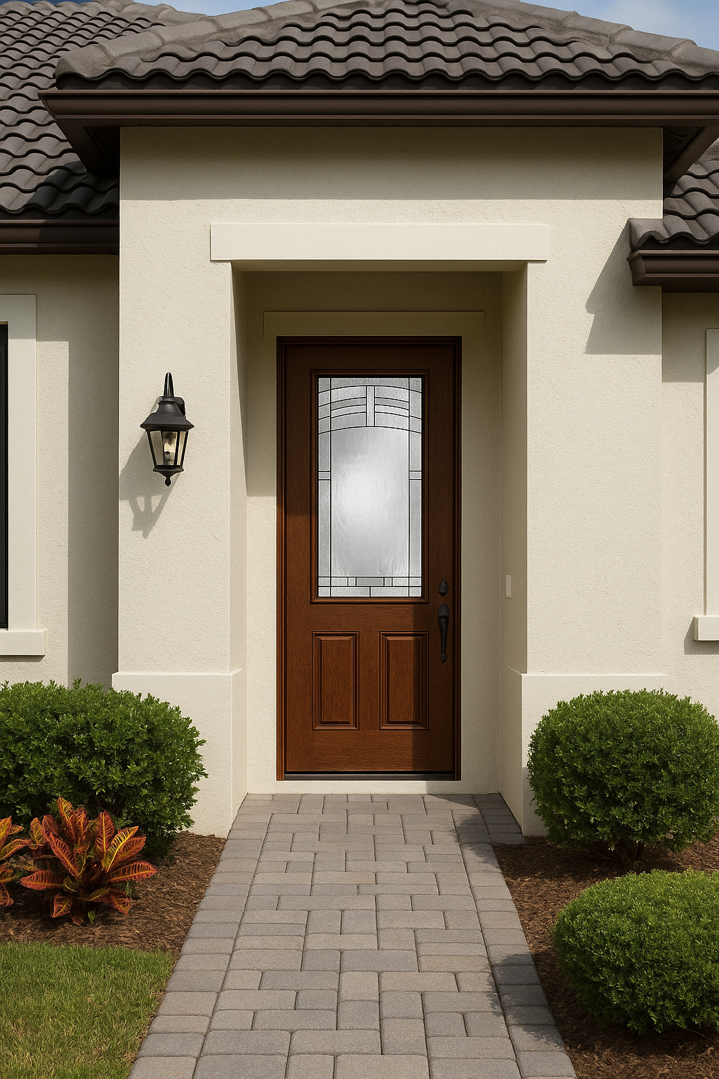 Impact Windows & Doors Tampa - 8' Half Lite 2 Panel - Maple Park