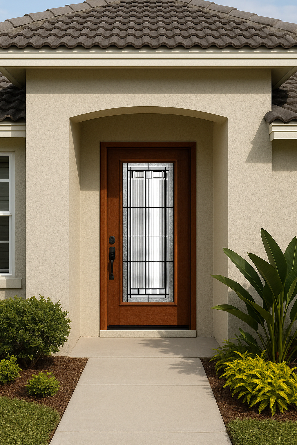 Impact Windows & Doors Tampa - Full Lite w/ Stile Lines - Saratoga