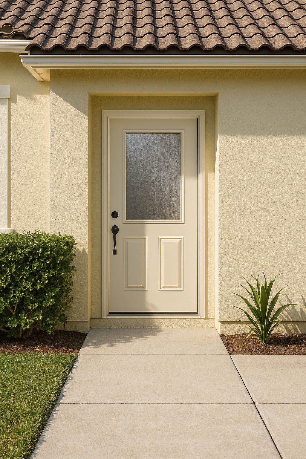 Impact Windows & Doors Tampa - Half Lite Flush - Chinchilla