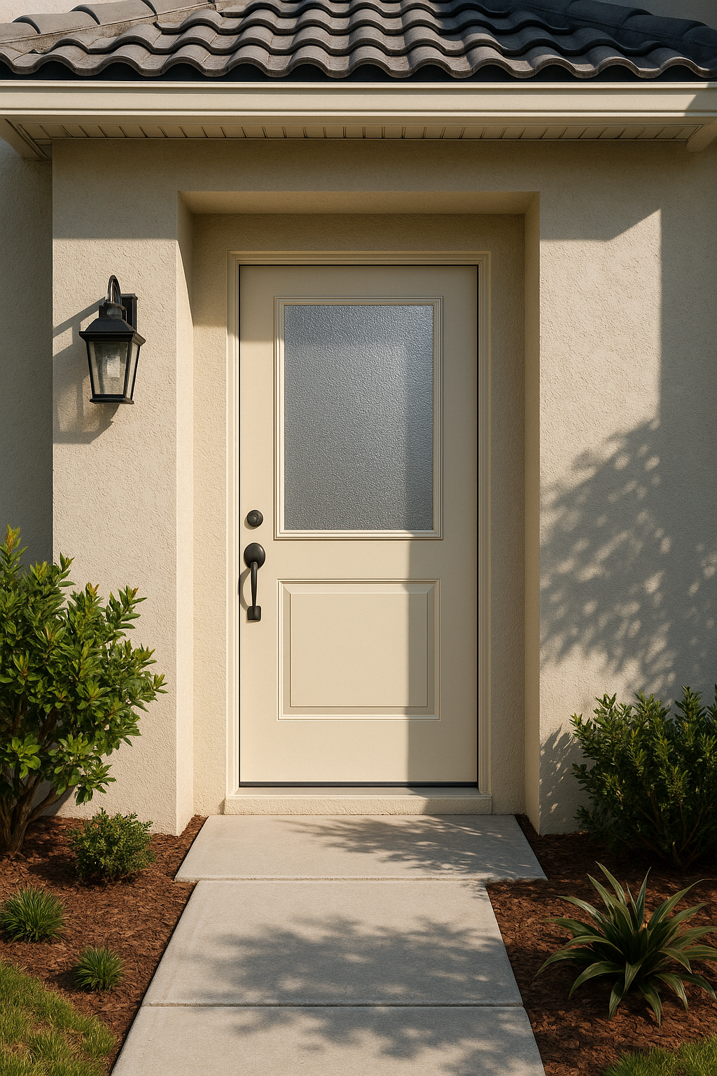 Impact Windows & Doors Tampa - Half Lite Flush - Granite