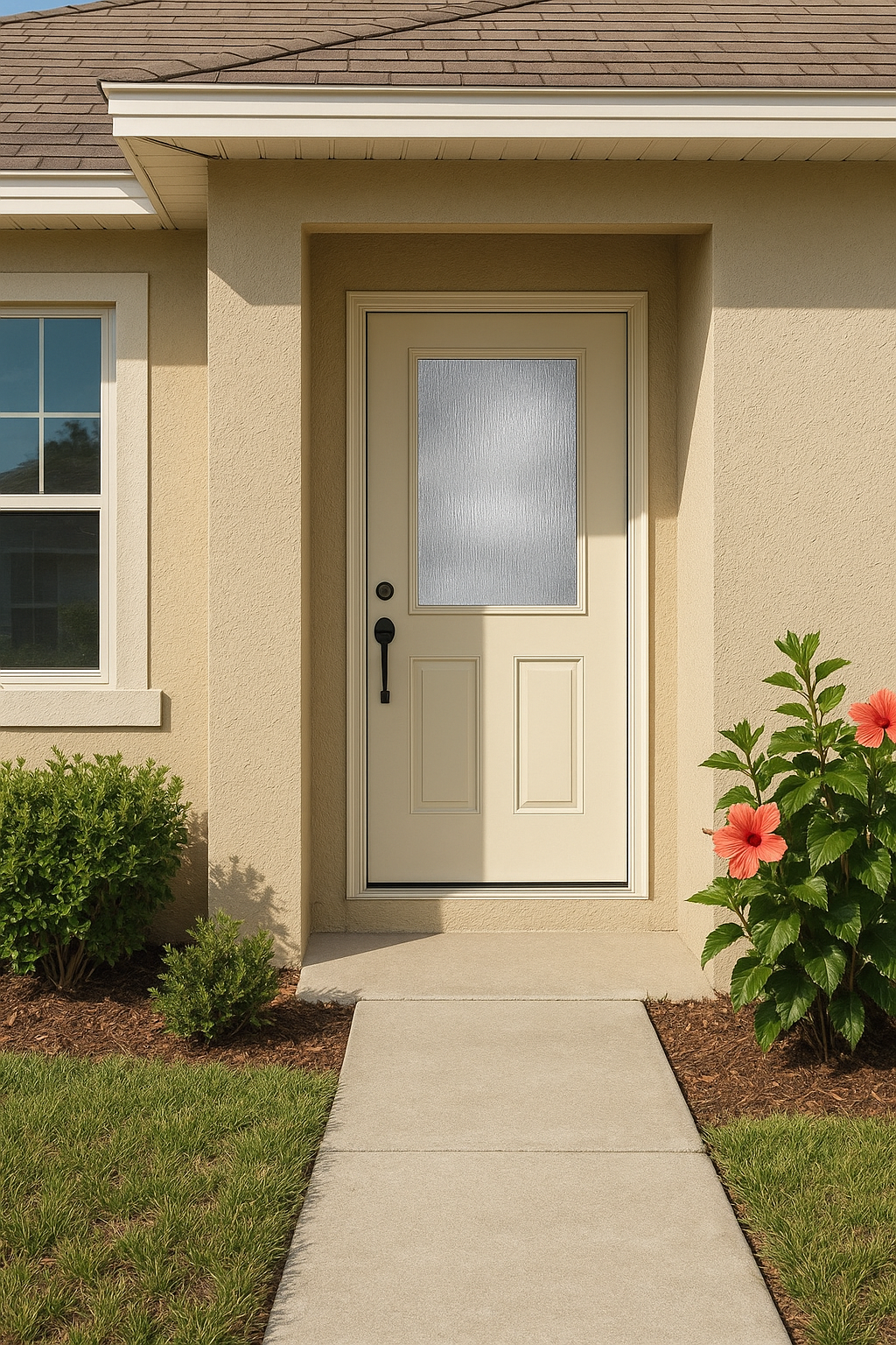 Impact Windows & Doors Tampa - Half Lite Flush - Rainglass