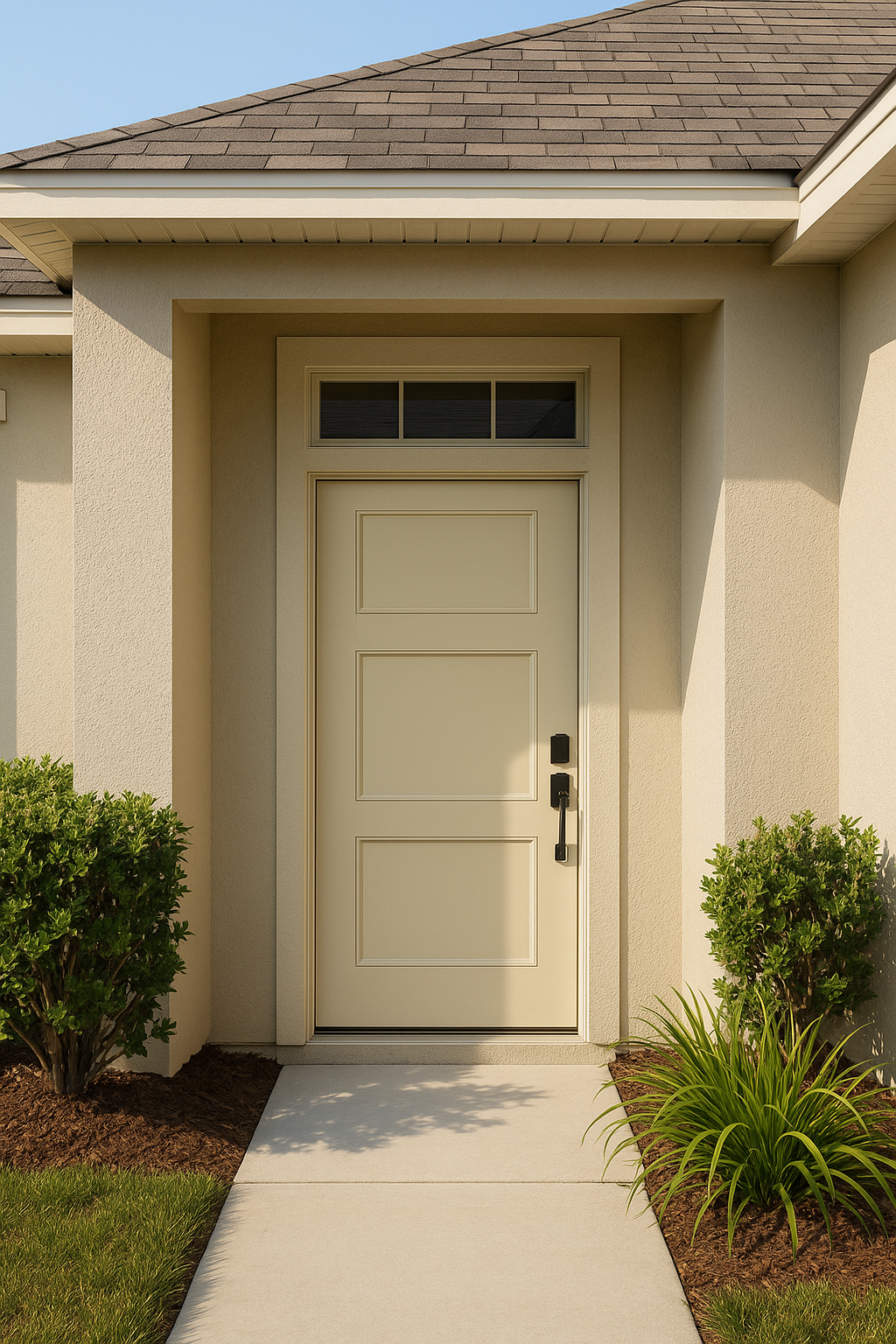 Impact Windows & Doors Tampa - 2 Panel Square Top Shaker