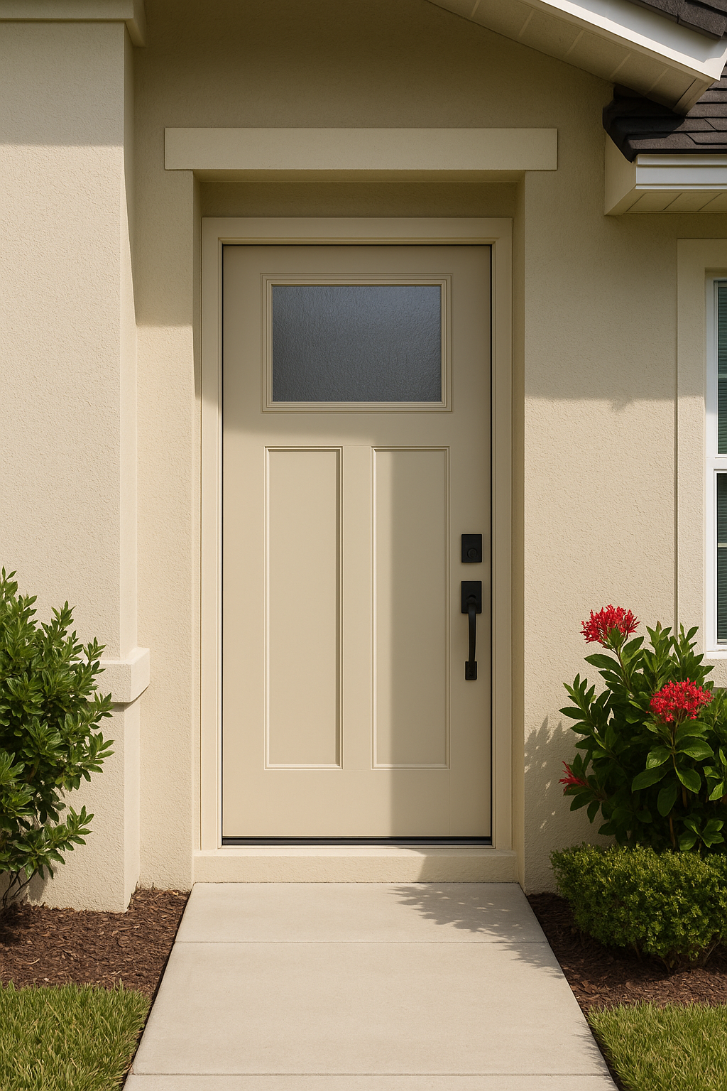 Impact Windows & Doors Tampa - Craftsman Lite 2 Panel Shaker - Chinchilla