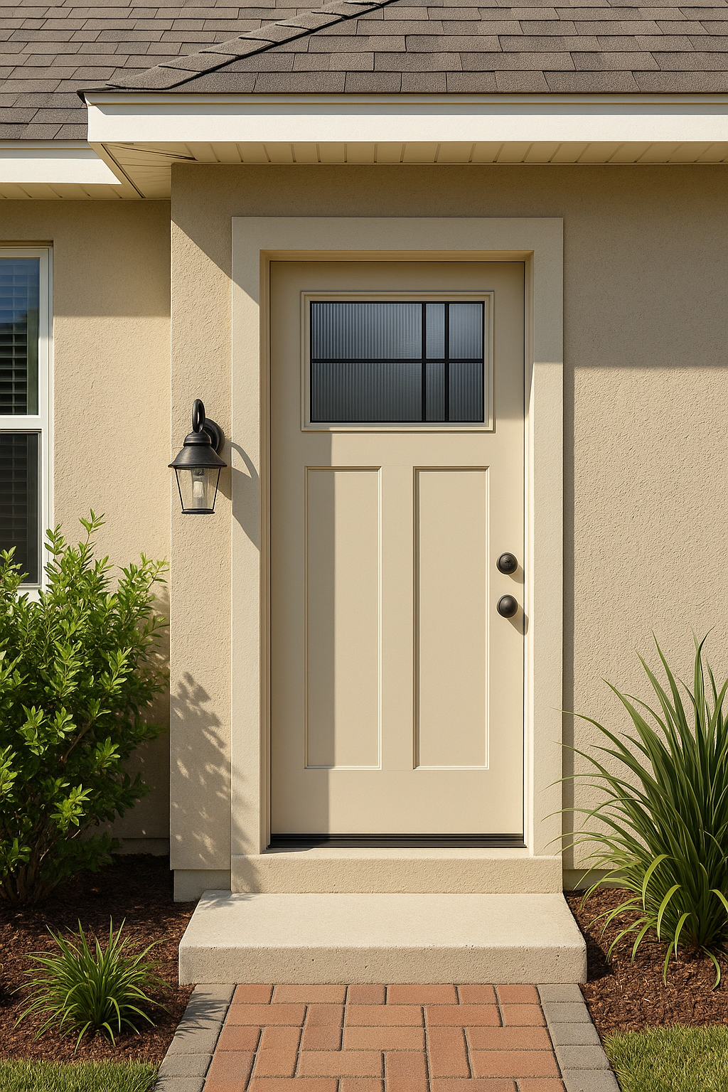 Impact Windows & Doors Tampa - Craftsman Lite 2 Panel Shaker - Axis