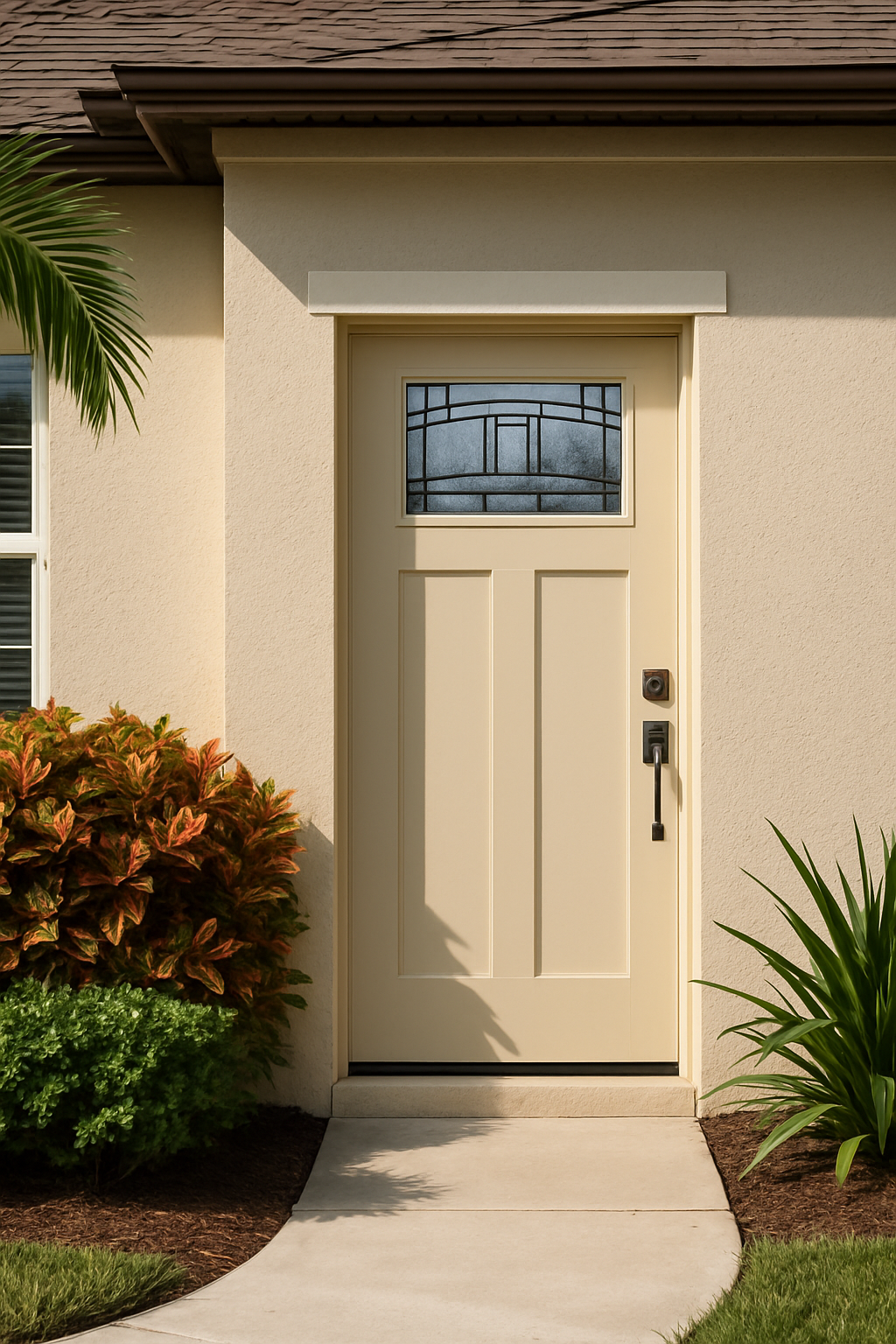 Impact Windows & Doors Tampa - Craftsman Lite 2 Panel Shaker - Maple Park