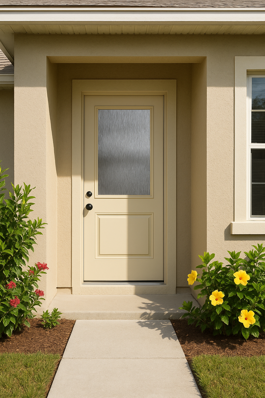 Impact Windows & Doors Tampa - Half Lite 1 Panel Top and Bottom - Chord