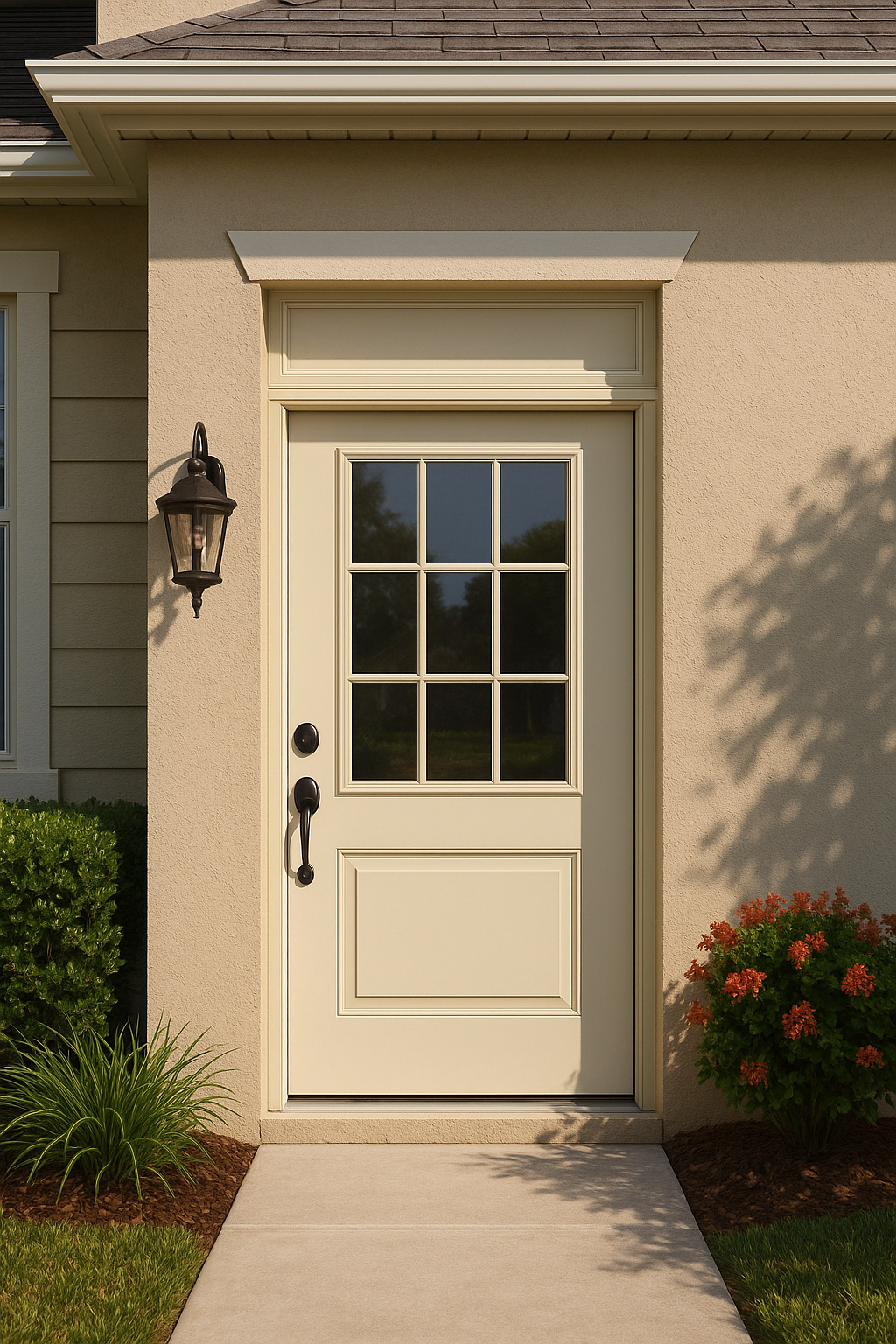 Impact Windows & Doors Tampa - Half Lite 1 Panel Top and Bottom - Colonial