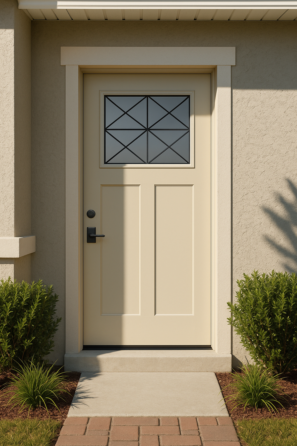 Impact Windows & Doors Tampa - Craftsman Lite 2 Panel Shaker - Calix