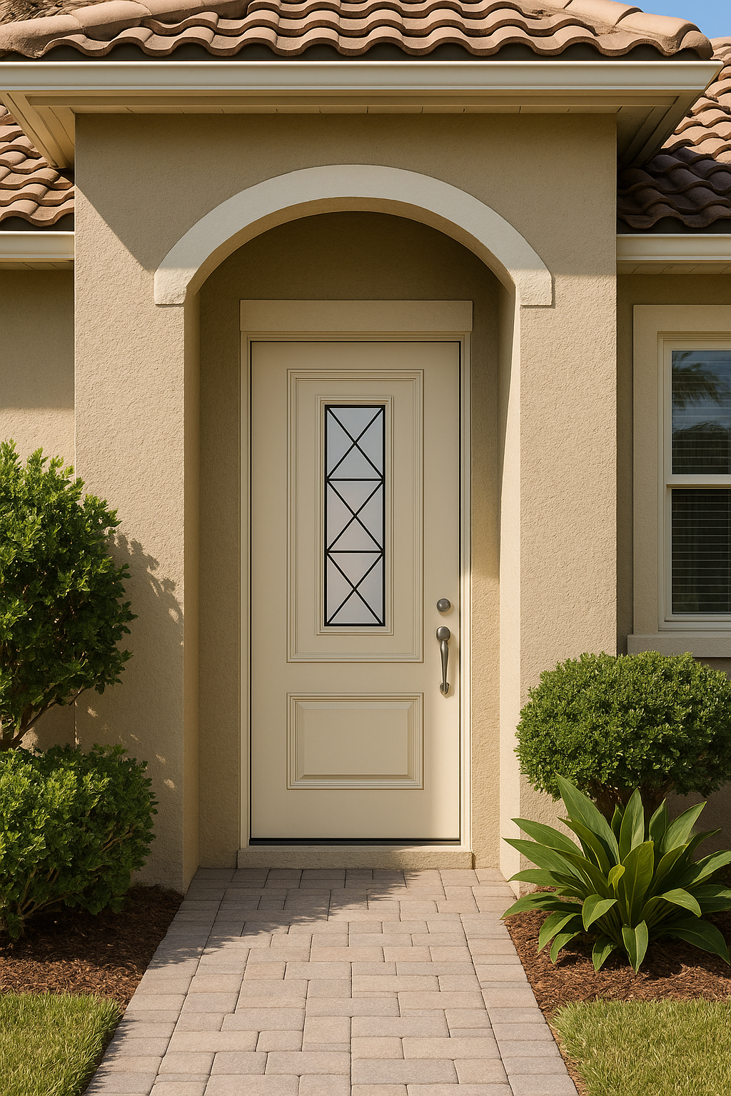 Impact Windows & Doors Tampa - Center Lite 2 Panel 3/4 Top - Calix
