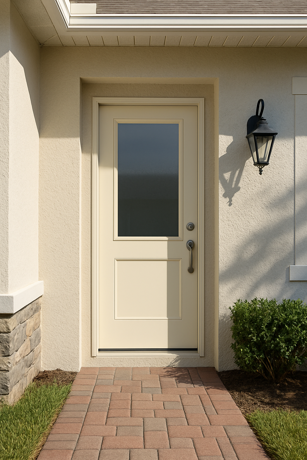 Impact Windows & Doors Tampa - Half Lite 1 Panel Shaker - Clear 1 Lite No Grid