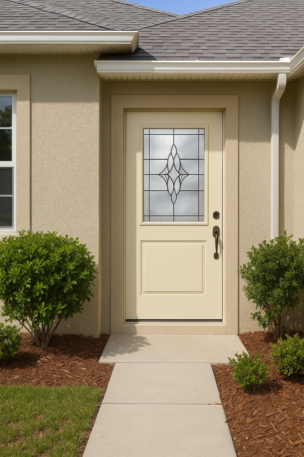 Impact Windows & Doors Tampa - Half Lite 1 Panel Shaker - Wellesley