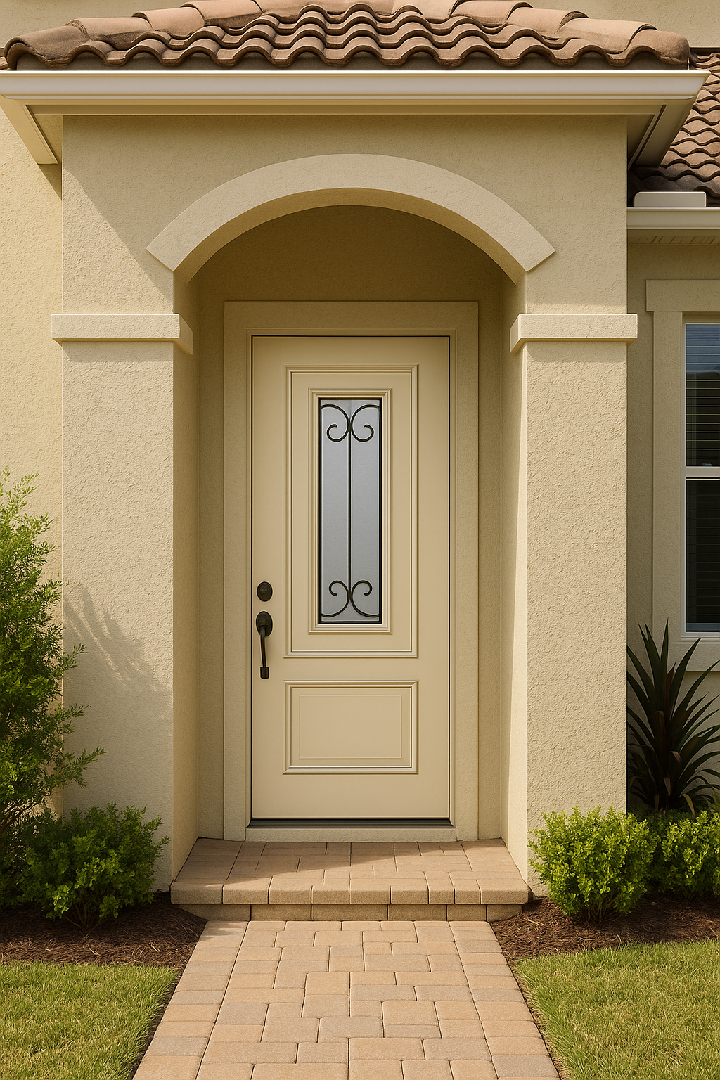 Impact Windows & Doors Tampa - Center Lite 2 Panel 3/4 Top - Riserva