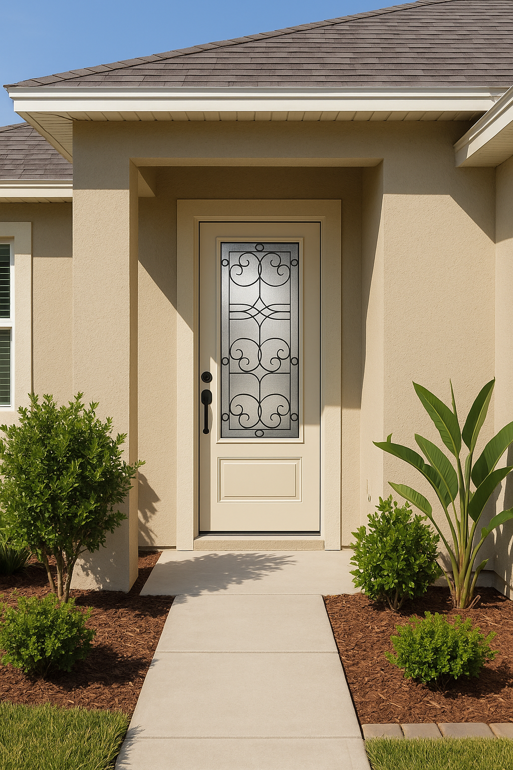Impact Windows & Doors Tampa - Full Lite w/ Stile Lines - Salinas