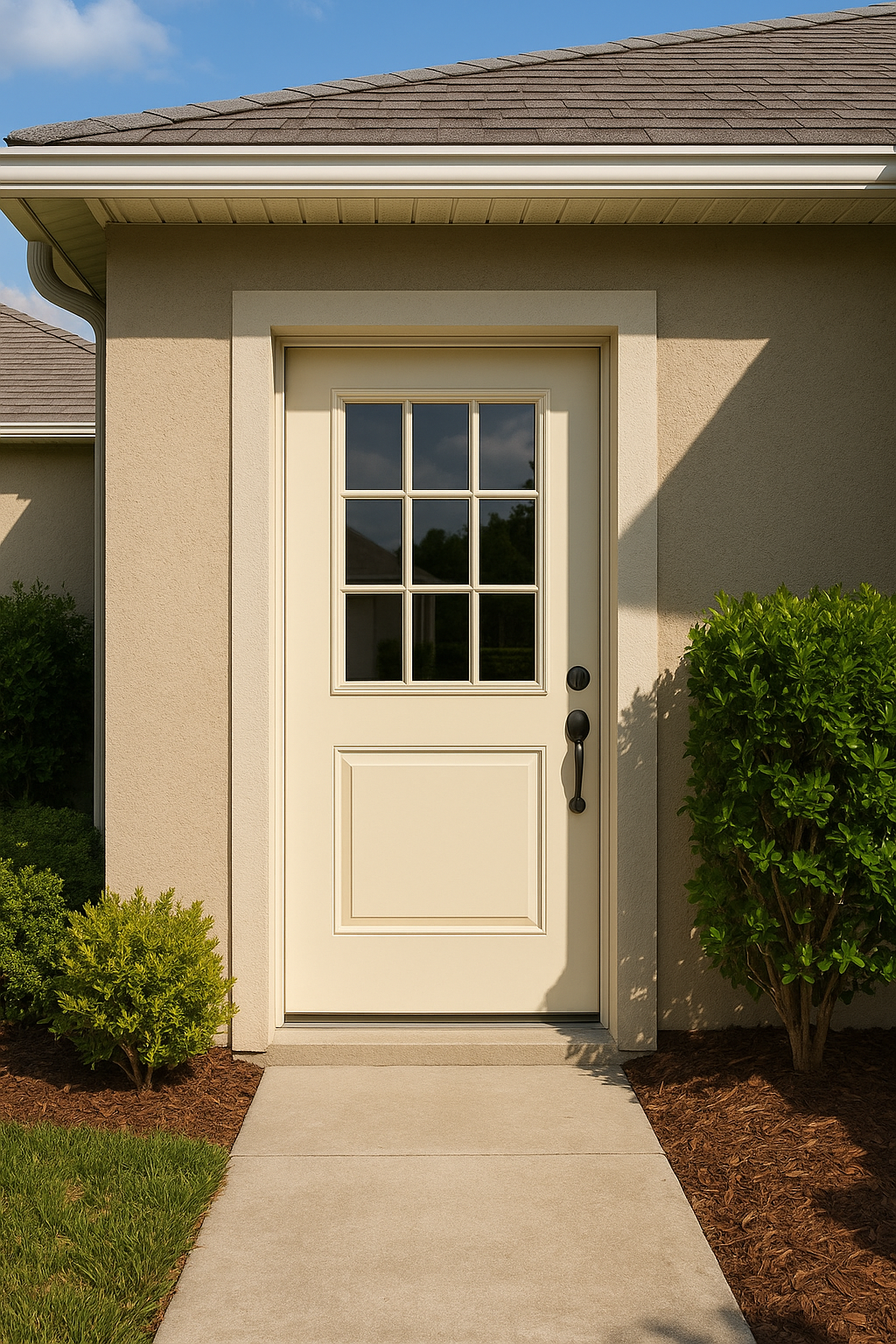 Impact Windows & Doors Tampa - Half Lite 1 Panel - Colonial