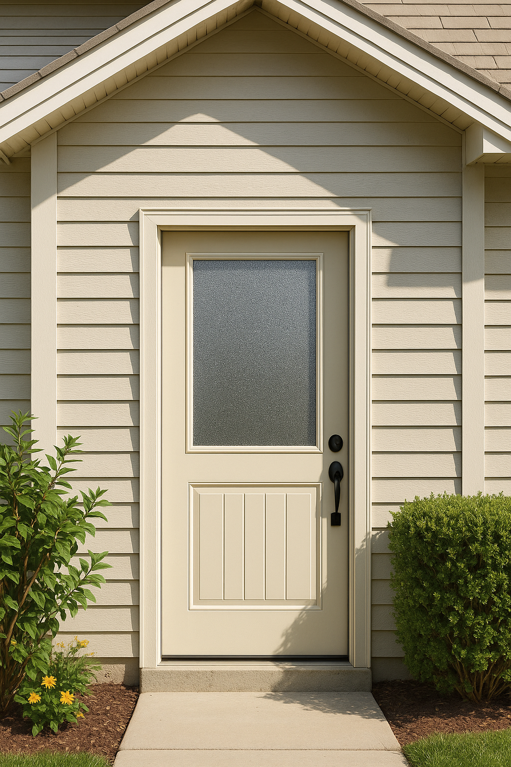 Impact Windows & Doors Tampa - Half Lite 1 Panel Plank - Granite