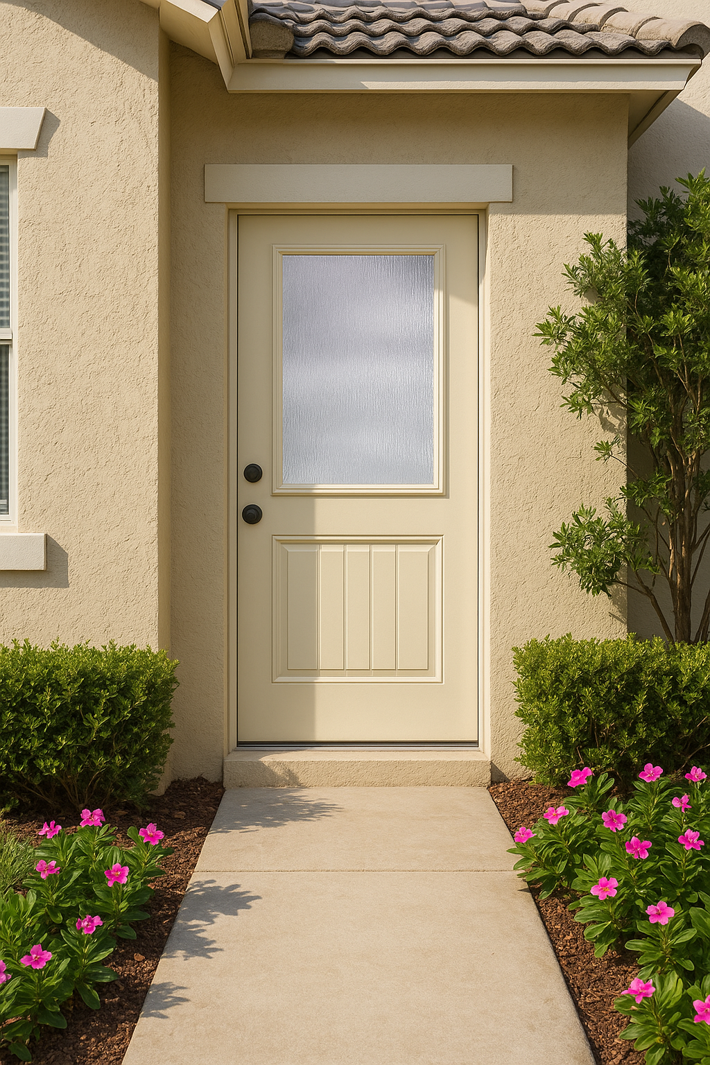 Impact Windows & Doors Tampa - Half Lite 1 Panel Plank - Rainglass