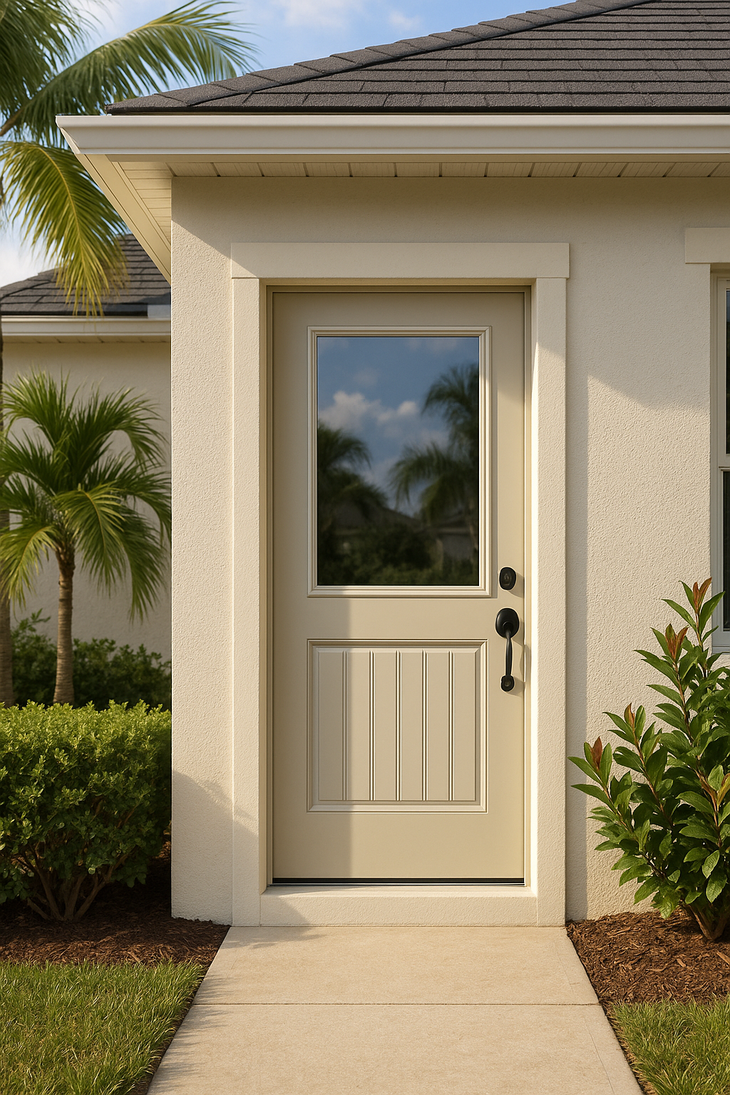 Impact Windows & Doors Tampa - Half Lite 1 Panel Plank - Clear 1 Lite No Grid