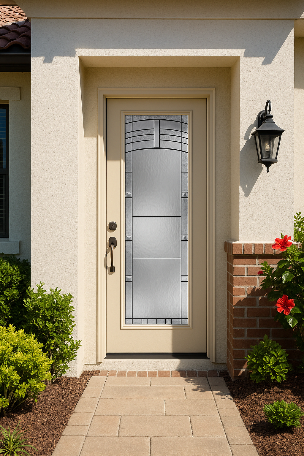 Impact Windows & Doors Tampa - Full Lite w/ Stile Lines - Maple Park