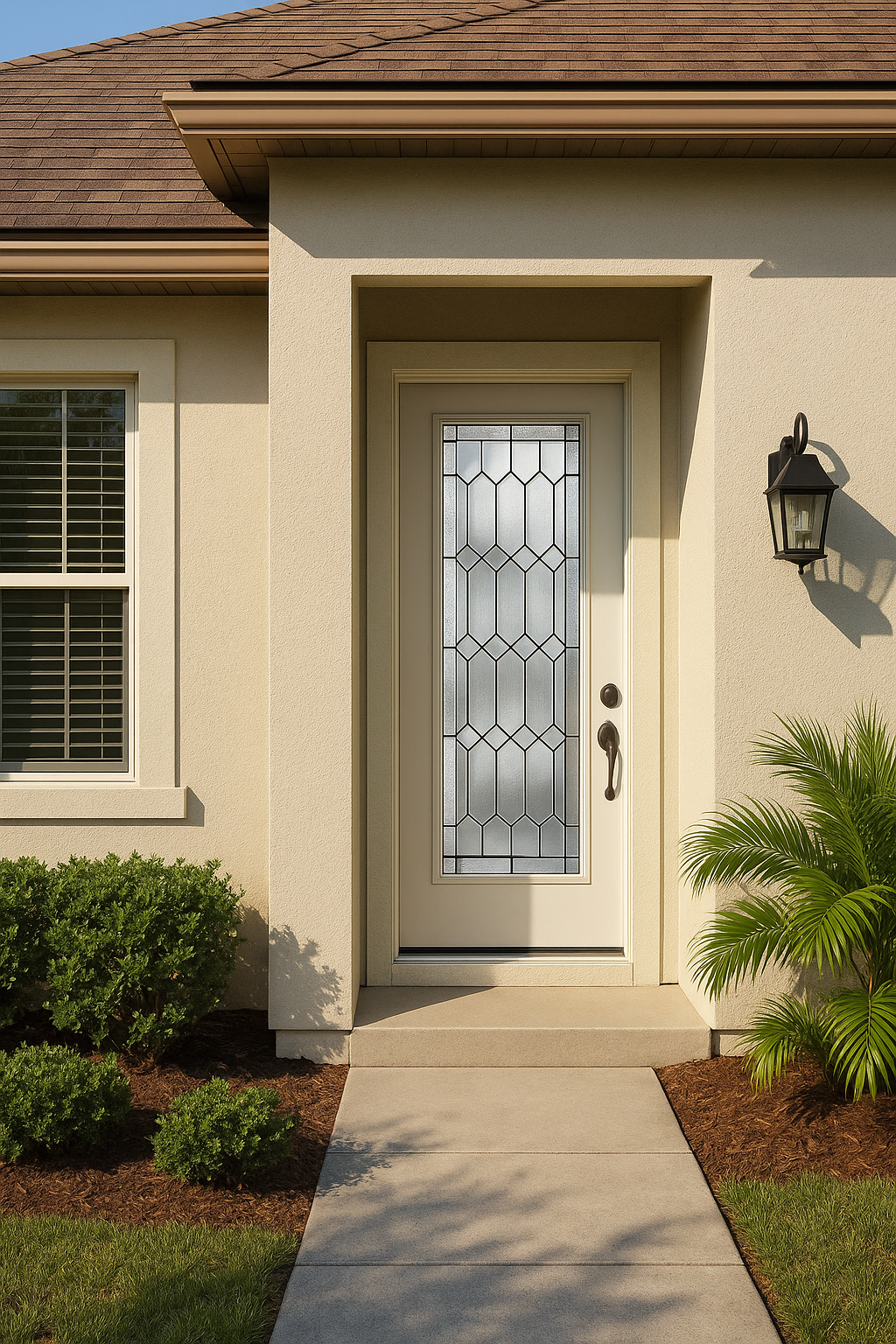 Impact Windows & Doors Tampa - Full Lite Flush - Crystalline