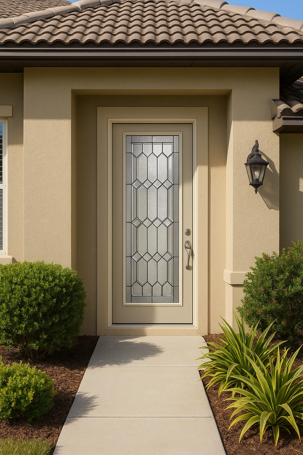 Impact Windows & Doors Tampa - 8' Full Lite Flush - Crystalline