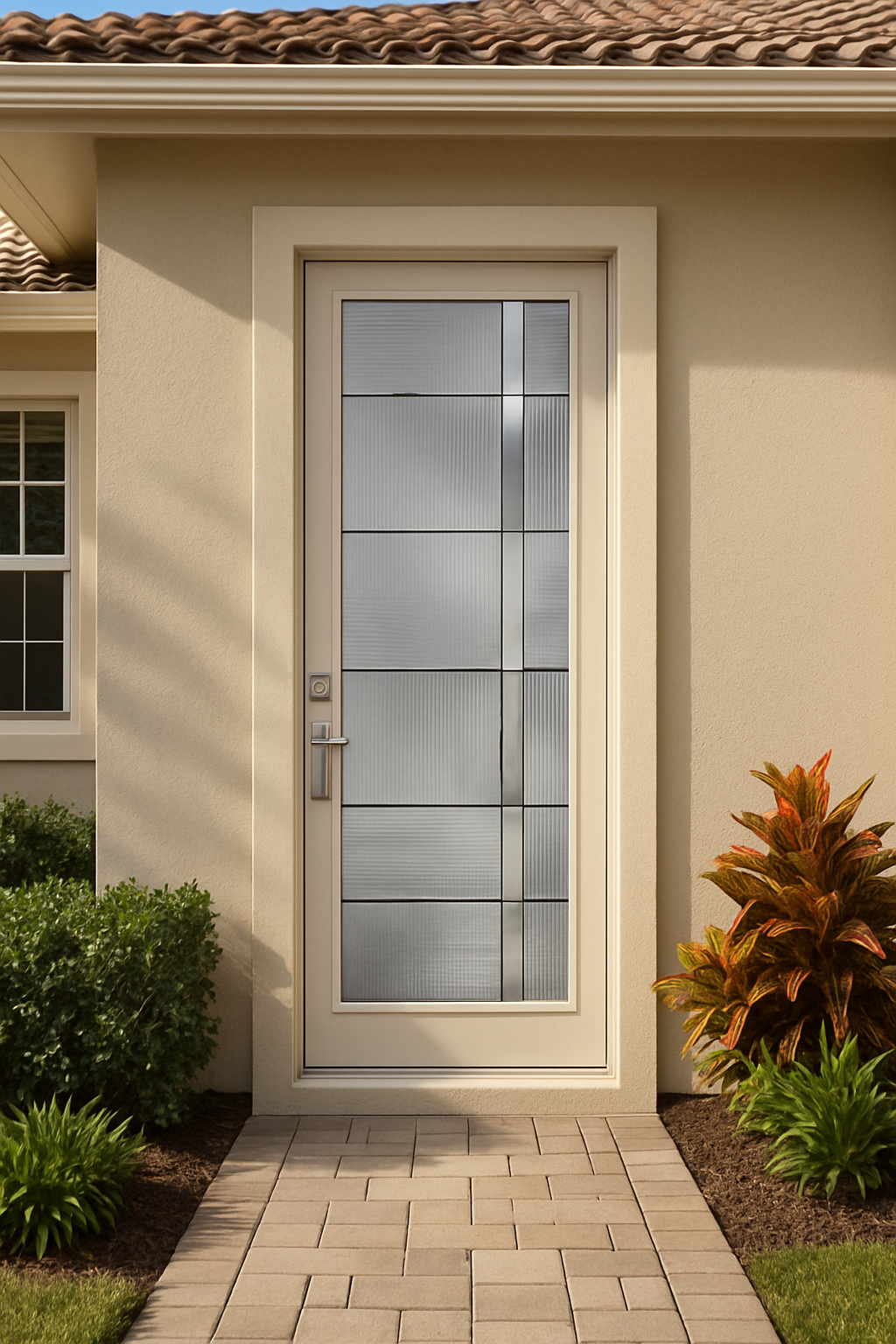 Impact Windows & Doors Tampa - 8' Full Lite W/ Stile Lines - Axis