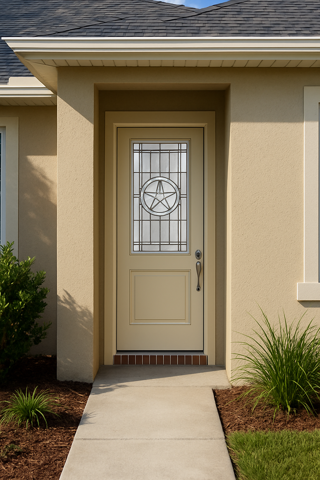 Impact Windows & Doors Tampa - 8' Half Lite 1 Panel Top and Bottom - Texas Star